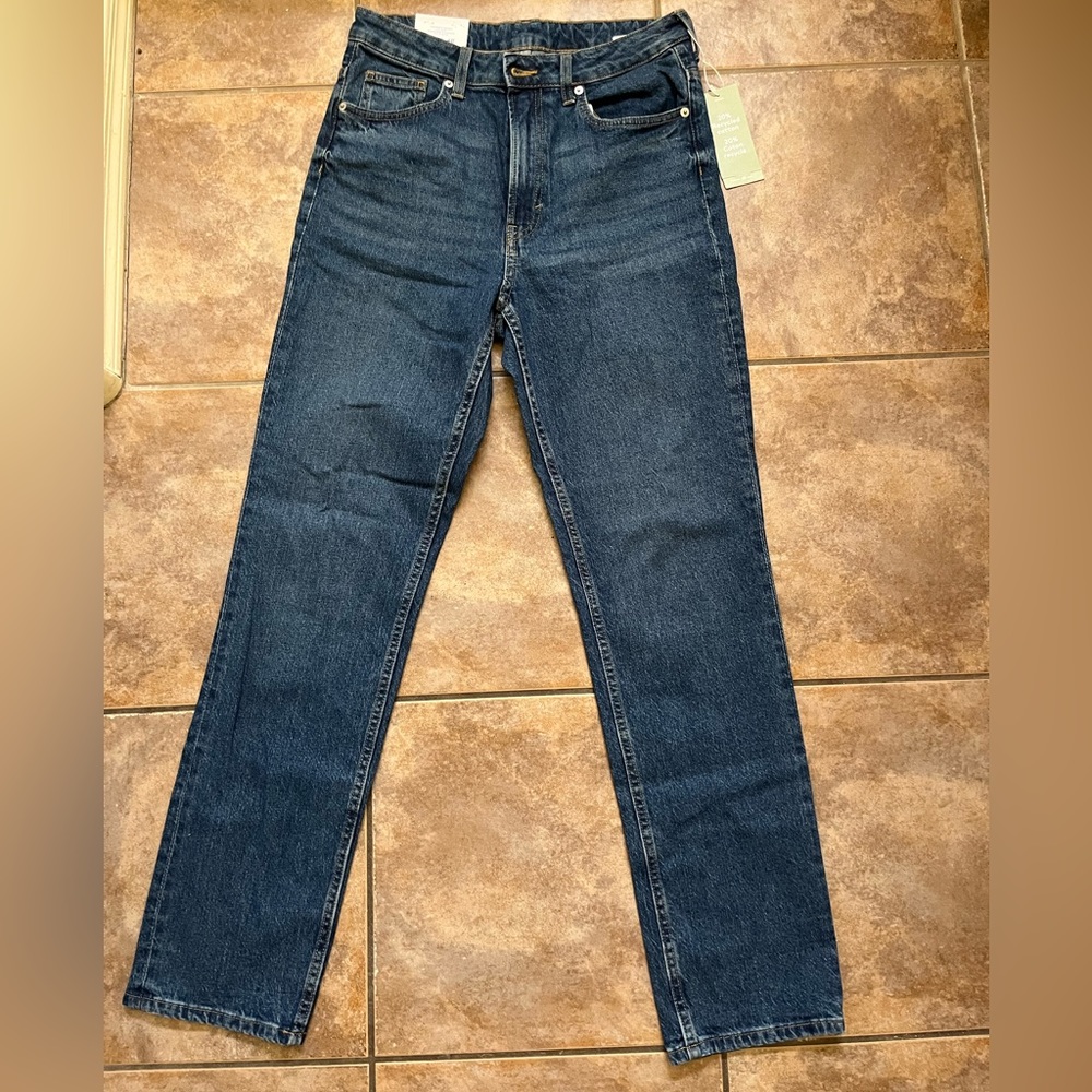 H&M high-waisted vintage straight jean